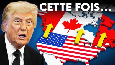Drapeaux des États-Unis et du Canada illustrant les tensions commerciales entre les deux pays