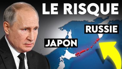Carte illustrant les îles Kouriles disputées entre la Russie et le Japon