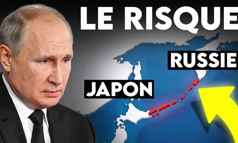 Carte illustrant les îles Kouriles disputées entre la Russie et le Japon