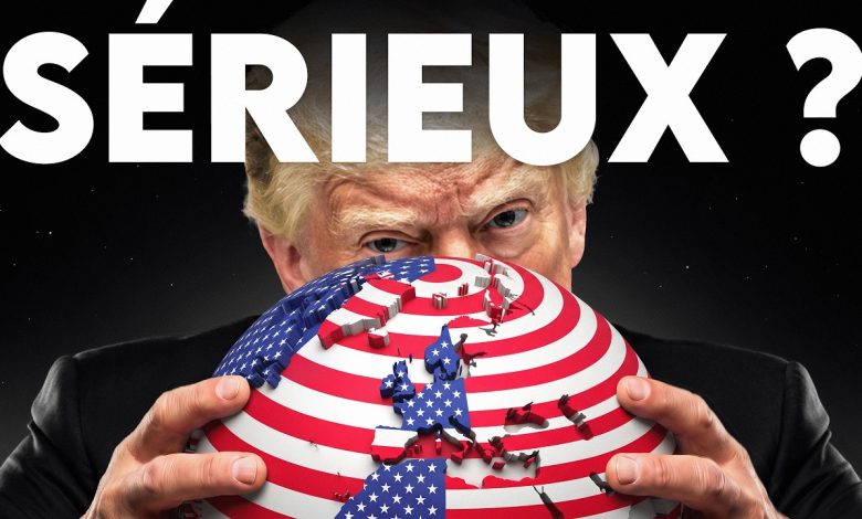 Donald Trump lors d’une prise de parole sur ses ambitions symboliques