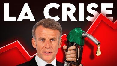 Pompe à essence dans une station-service française pendant la hausse des prix des carburants