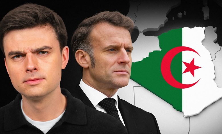 Drapeaux de la France et de l’Algérie symbolisant la reprise du dialogue diplomatique