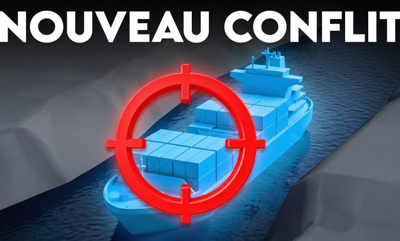 Carte situant le détroit de Bab el-Mandeb entre le Yémen et la Corne de l’Afrique