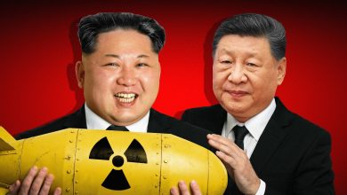 Xi Jinping et Kim Jong-un lors d'une rencontre entre la Chine et la Corée du Nord